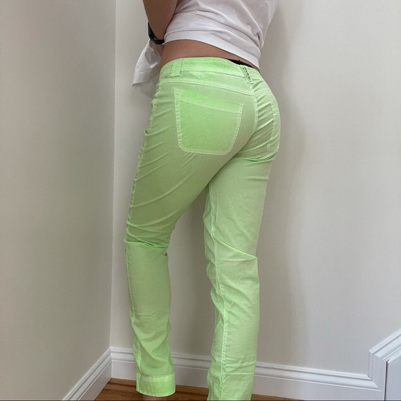DEHA Neon Green Cotton Pants - Picture 5 of 14